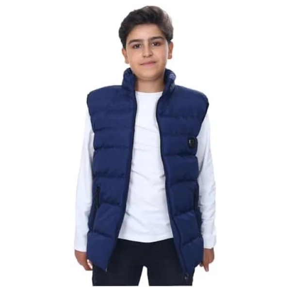 Toontoy Erkek Çocuk Göğsü Armalı Şişme Yelek Lacivert 10-11 YAŞ - Görsel 10