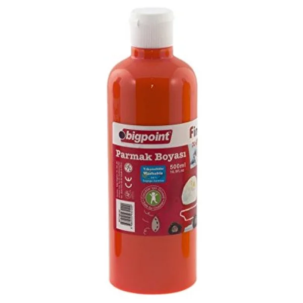 Bigpoint 500 ml Turuncu Parmak Boyası - Görsel 6