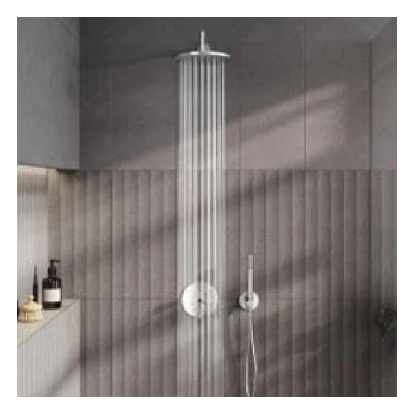 VitrA Origin A42671 Termostatik Ankastre Krom Banyo Bataryası - Görsel 6