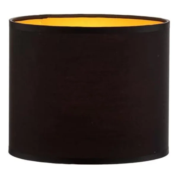 Levaillant Siyah Abajur Şapka & Başlık - İçi Gold Kaplama, 20 cm Çap, 18 cm Yükseklik - Özel Üretim & Kusursuz İşçilik - Görsel 9