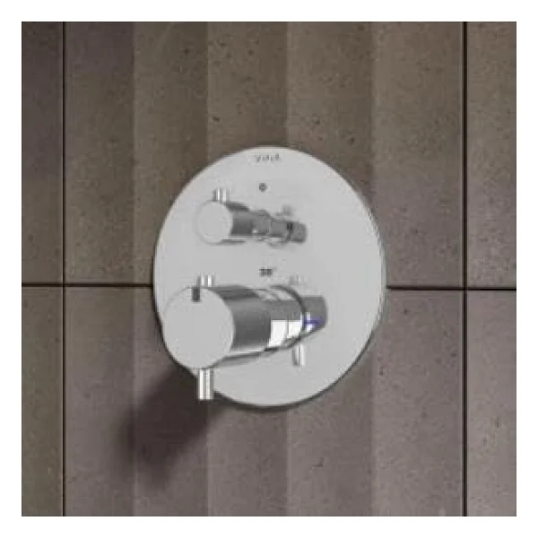 VitrA Origin A42671 Termostatik Ankastre Krom Banyo Bataryası - Görsel 4