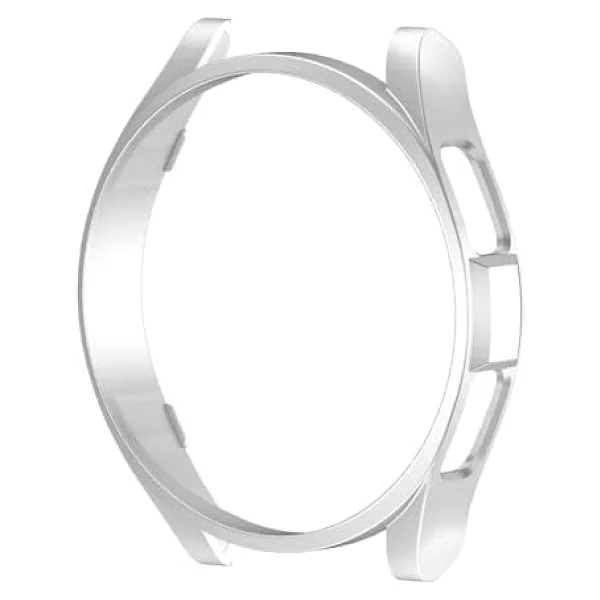 Elfia Samsung ile Uyumlu Galaxy Watch 6 Classic 47mm Kasa Koruyucu Darbe Korumalı Gard28 Renksiz - Görsel 5