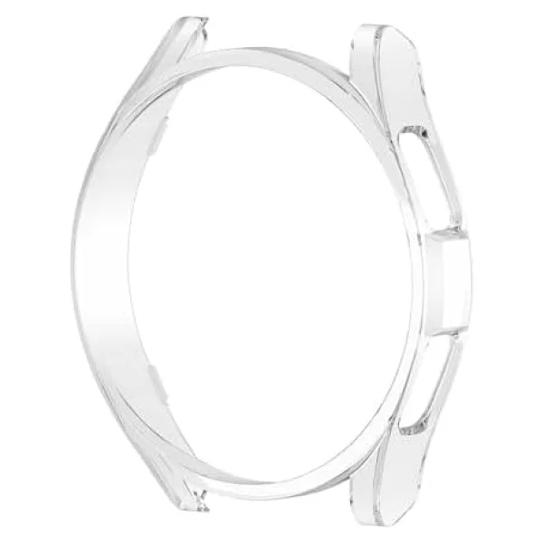 Elfia Samsung ile Uyumlu Galaxy Watch 6 Classic 47mm Kasa Koruyucu Darbe Korumalı Gard28 Renksiz - Görsel 4