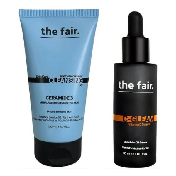 the fair. Hassas ve Kuru Cilt Temizleme Jeli 150 ml ve C Vitamini Serum Seti 30 ml - Görsel 8
