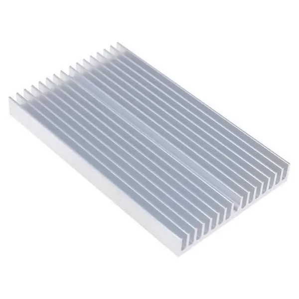 6cm x 10cm x 1cm Alüminyum Metal Soğutucu Blok Radyatör Amfi Led Entegre Transistor Vga Ram Memory Cpu Gpu Peltier Isı Düşürücü - Görsel 4