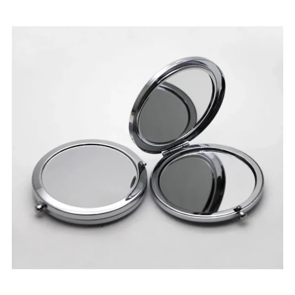 Metal Gri Cep Aynası 12 Adet - Görsel 8