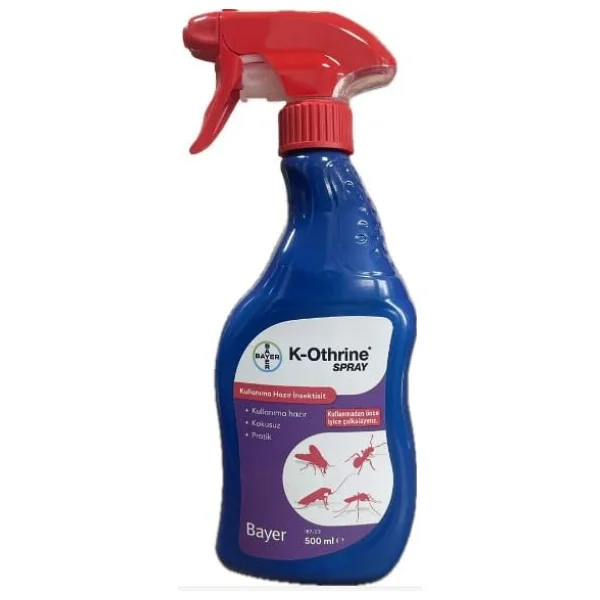 Bayer K-Othrine Genel Haşere İlacı, 1 Litre, Hazır Sprey - Görsel 4