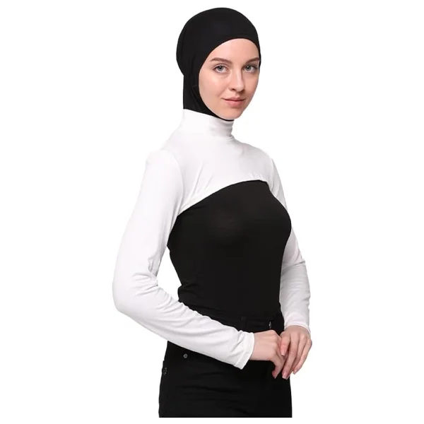 Altobeh Balıkçı Yakalı Boyunluklu Kolluk, Ekru - Görsel 5