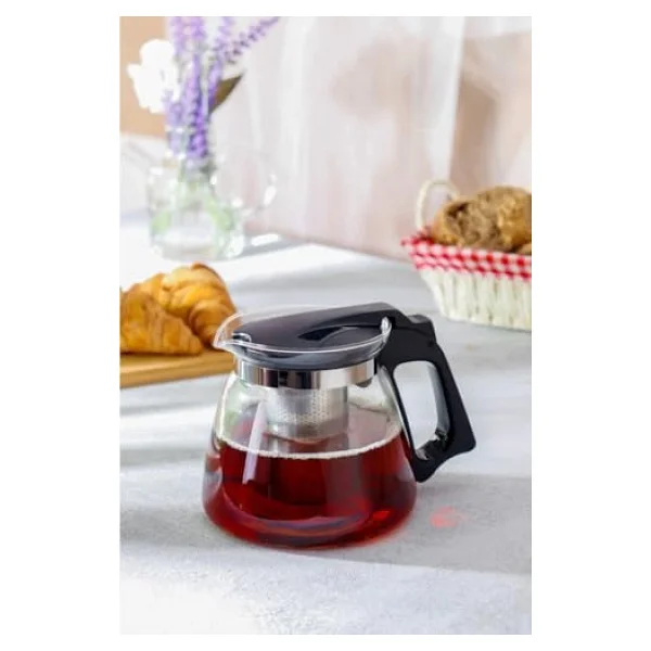 Orret Home Isıya Dayanıklı Borosilikat Cam Demlik, Kendinden Süzgeçli, Şık Tasarım (700 Ml) - Görsel 7