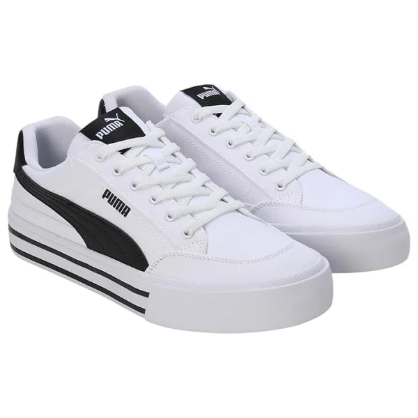 Puma Court Classic Vulc FS 396353-37 Beyaz-Pudra Spor Ayakkabı - Görsel 9