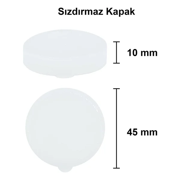 500 ml Şeffaf Sürahi Süt, Ayran, Su, Limonata, Meşrubat Şişesi 500 Cc Yırtmalı Kapaklı Cam Şişe 6 Adet (6, Beyaz Kilitli Kapak, 500) - Görsel 6