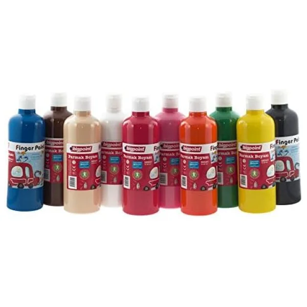 Bigpoint 500 ml Turuncu Parmak Boyası - Görsel 2