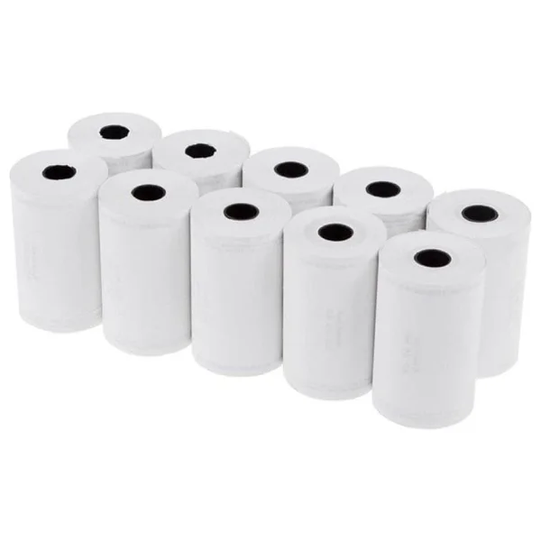 Termal Pos Yazar Kasa Rulosu - Pos Kagidi - Beyaz - 56 Mm X 12 Metre - 10 Adetlik 5 Paket - Görsel 2