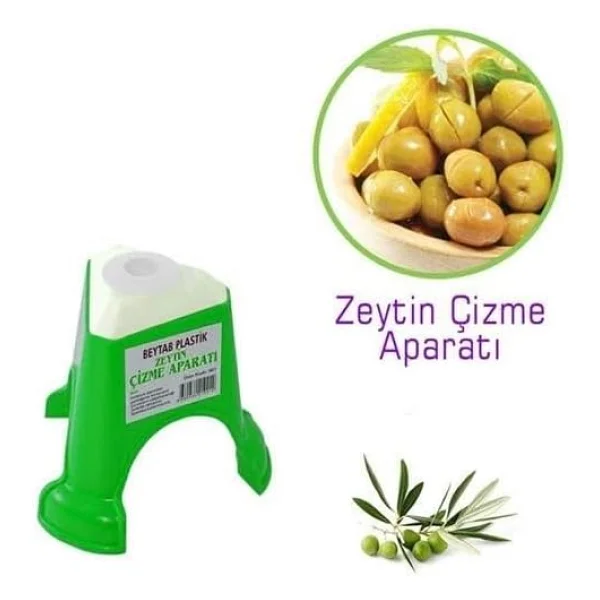 By Nevser Kolay Zeytin Dilme Çizme Aparatı Pratik Kolay Zeytin Çizici Alet - Görsel 2