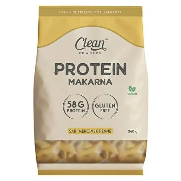 Clean Powders Protein Makarna Sarı Mercimek 240 Gr 2 Adet Aromasiz - Görsel 2