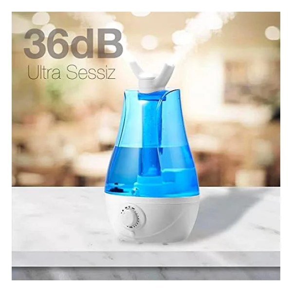 Ezere Qtum9 Çift Sprey Ultrasonik 3.5 lt Buhar Makinesi - Görsel 4