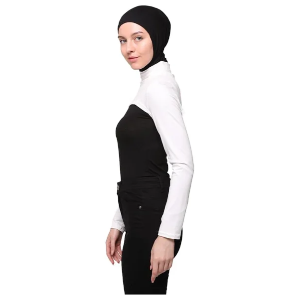 Altobeh Balıkçı Yakalı Boyunluklu Kolluk, Ekru - Görsel 3