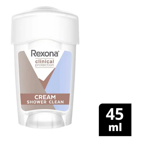 Rexona Clinical Protection Shower Clean 45 ml Kadın Stick Deodorant - Görsel 2
