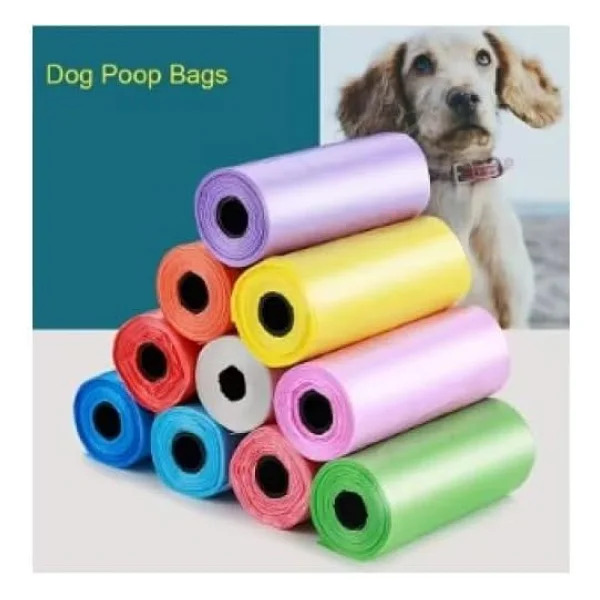 Köpek Dışkı Poşeti 4Lü Düz Renk Set - Görsel 9