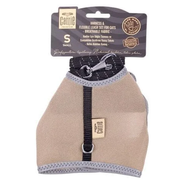 Cattie Havalı Dokuma S 1x20-30 cm Kedi Göğüs Tasması - Görsel 4