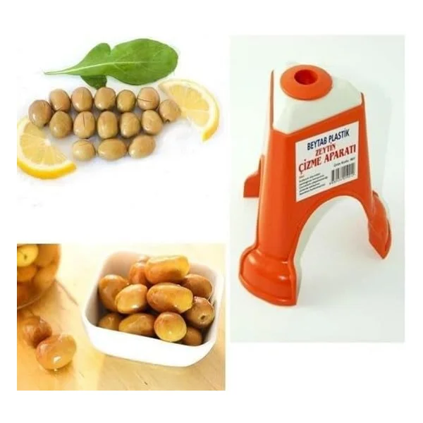 By Nevser Kolay Zeytin Dilme Çizme Aparatı Pratik Kolay Zeytin Çizici Alet - Görsel 5