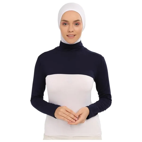 Altobeh Balıkçı Yakalı Boyunluklu Kolluk, Lacivert - Görsel 2