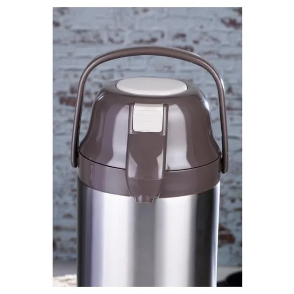 Cooker CKR-2009 Kahverengi 4.5 lt Pompalı Çelik Termos - Görsel 2
