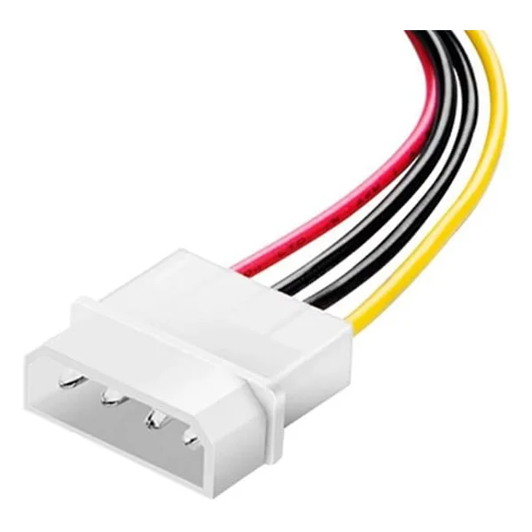 4 Pin Ide Molex Erkek Power To Sata 15 Pin Dişi Power Çevirici Kablo 30 Cm - Görsel 3