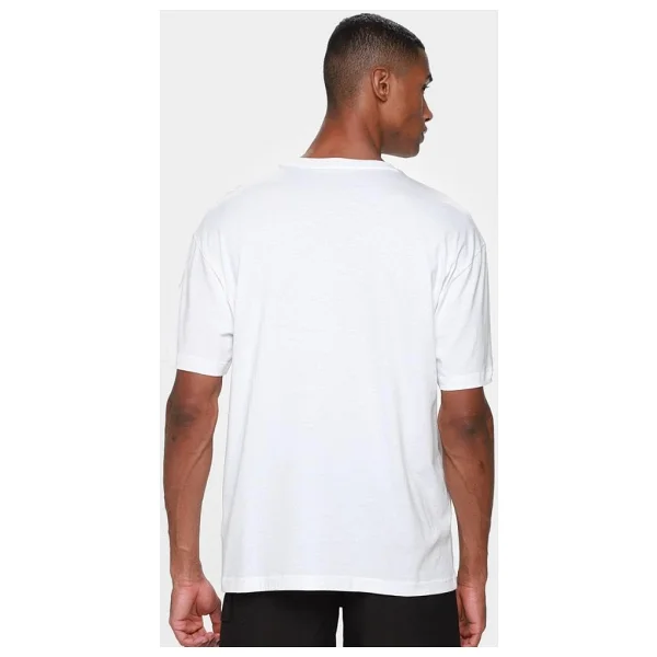 Puma Essentials Relaxed No. 1 Logo 689153-02 Beyaz Kısa Kollu Bisiklet Yaka Erkek Tişört - Görsel 4