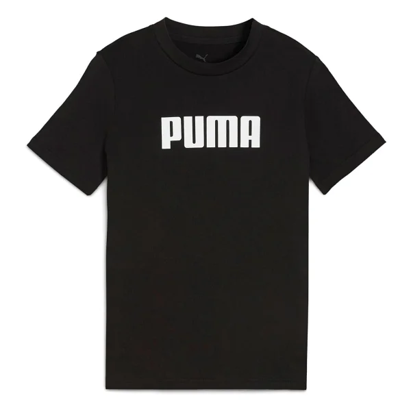 Puma Essentials Logo 688340 Kısa Kollu Bisiklet Yaka Çocuk Tişört - Görsel 3