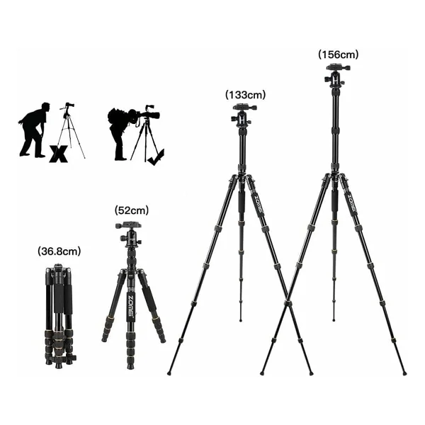 Zomei Q666 Tripod - Görsel 2