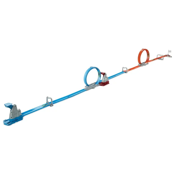 Hot Wheels Çift Çemberde Depar Pist Seti GFH85 - Görsel 5