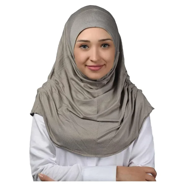 Altobeh Hazır Türban Büzgülü Pileli Pratik Eşarp Tesettür Hijab - Namaz Örtüsü - Siyah - Görsel 10