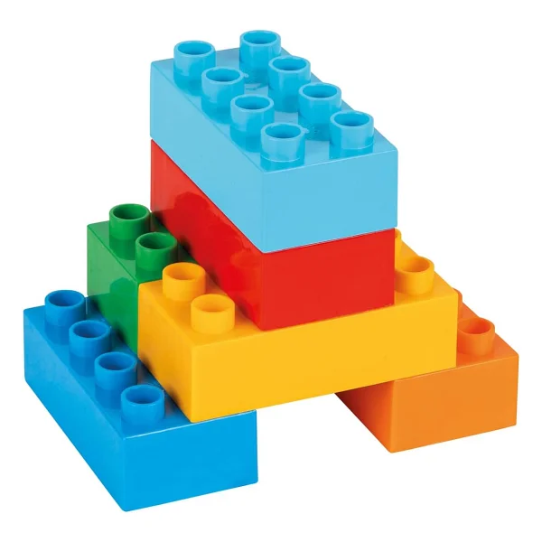 Pilsan Makro 6 Renkli Tuğla Bloklar 12 Parça 03-555 - Görsel 3