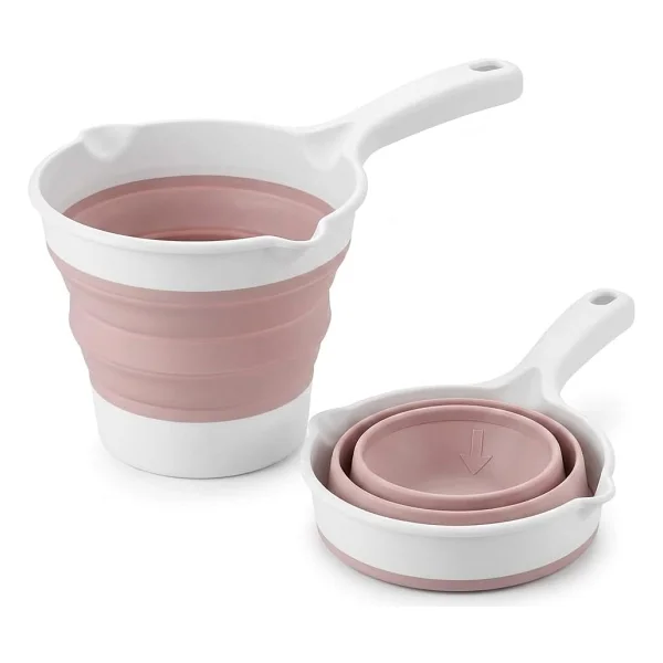 Deconox Katlanabilir Maşrapa, Katlanır Banyo Maşrapası, Akordiyon Koçero (27cmx17cmx4cm) - Görsel 9