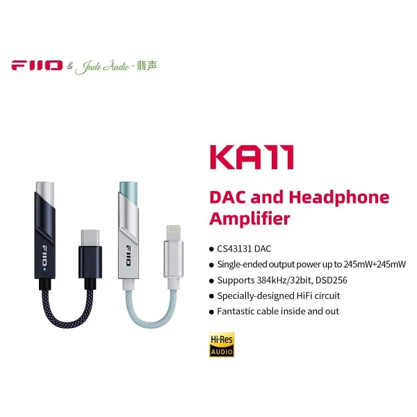 FiiO KA11 Type-C to Aux Dönüştürücü - Görsel 2