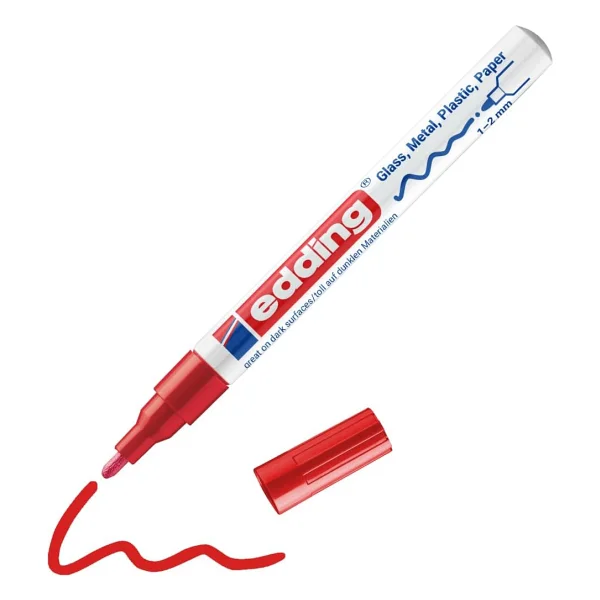 Edding 751 Mavi Dekorasyon Marker Kalemi - Görsel 7