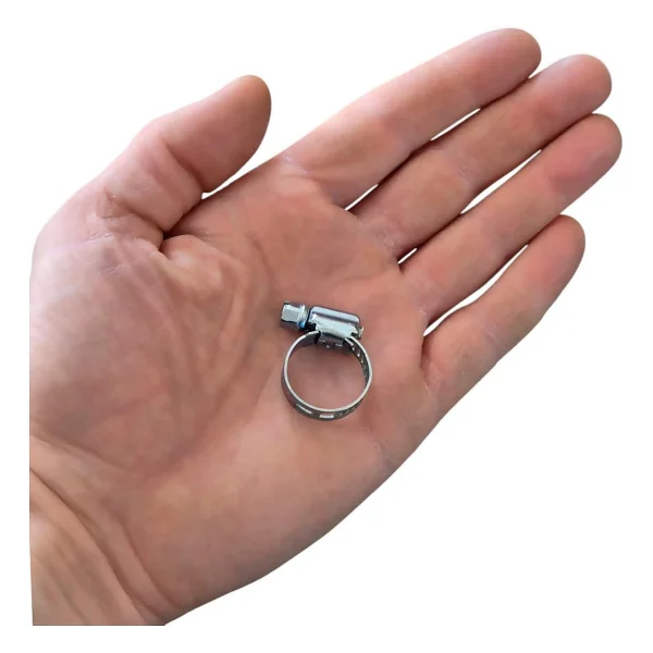 Aletçantam Standart Kelepçe 13mm-19mm Arası Ayarlanabilir Bahçe Hortum Kelepçesi -10 Adet Gri - Görsel 2