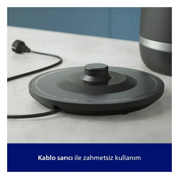 Philips 7000 Serisi HD9396/90 2200 W Çelik Kettle - Görsel 9