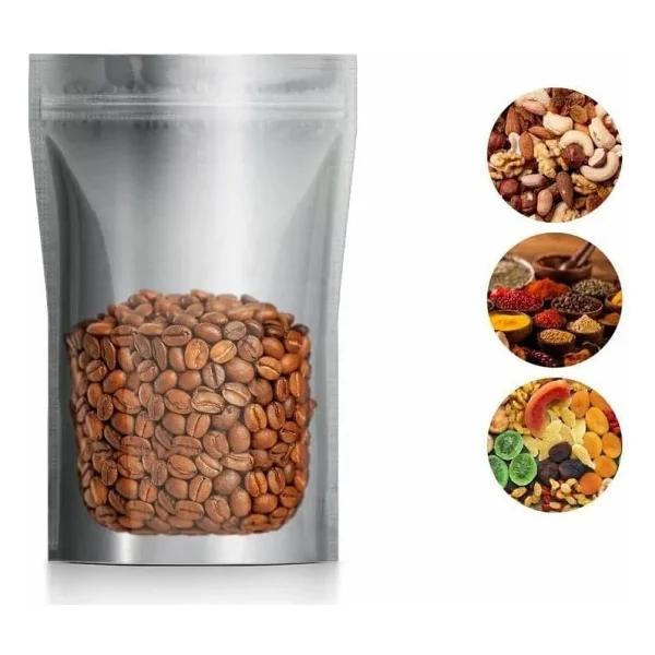 Doypack Pencereli Metalize Kilitli Kese Kağıdı - 500 Gramlık - 16X27x8 Cm. - 200 Adet - Görsel 5