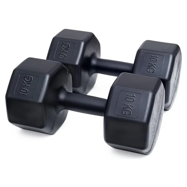 Besinistanbul PS SPOR 3 ÇİFT DAMBIL SET 6 KG + 8 KG + 10 KG + STAND SİYAH - Görsel 4