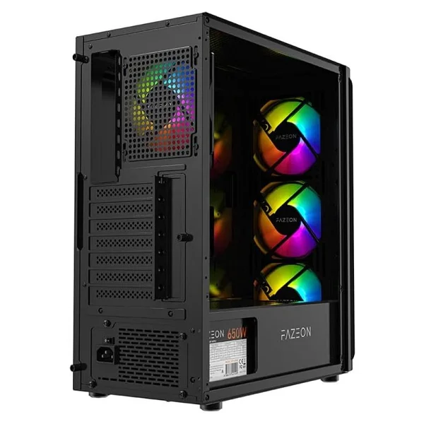 Fazeon F20 E650BBM ARGB Fanlı 650 W E-ATX Oyuncu Kasası - Görsel 5