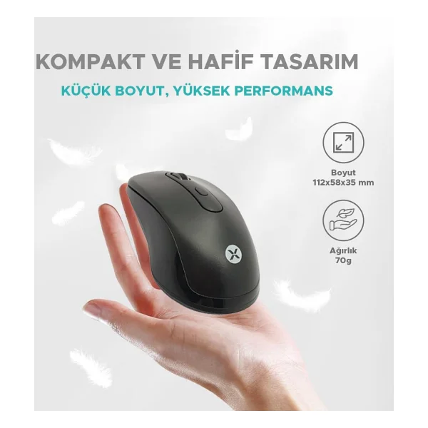 Dexim MW-036 Kablosuz Optik Mouse - Görsel 4