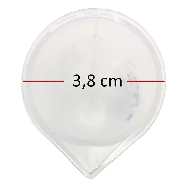 ISOLAB 250ml Plastik Mezür Mavi Skala - Görsel 4