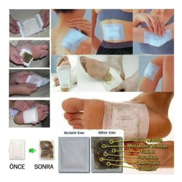 Kinoki Detox Toksin Atıcı Ayak Bandı 10 Adet - Görsel 3