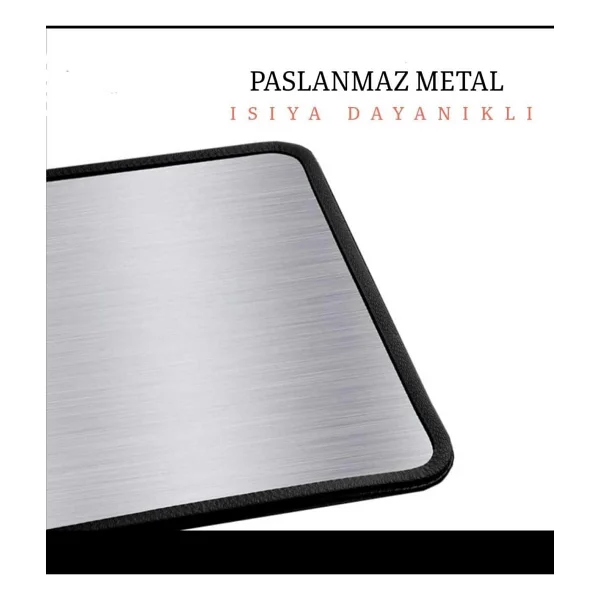 Nistabolje Yağ Sıçratmaz Ocak Arkası Koruyucu 60x30 Cm Paslanmaz Metal Sac - Görsel 2