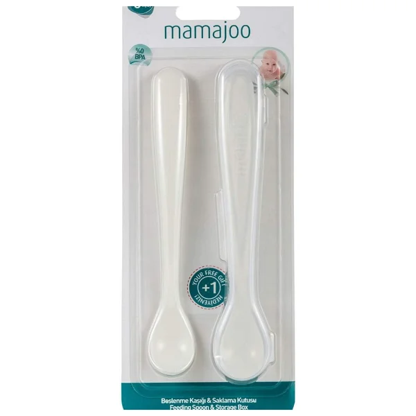 Mamajoo 2'li Beslenme Kaşığı ve Saklama Kutusu - Görsel 3