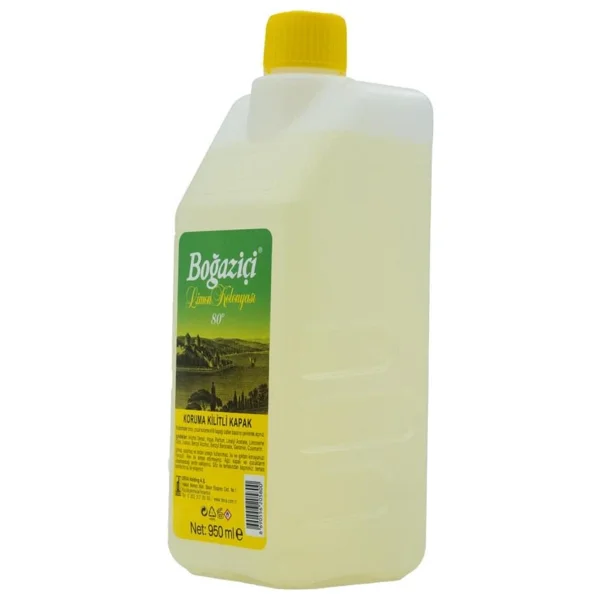 Boğaziçi Limon Kolonyası 80 Derece Bidon 950 ml - Görsel 2