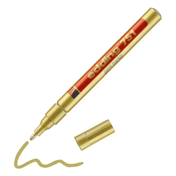 Edding 751 Sarı Dekorasyon Marker Kalemi - Görsel 8