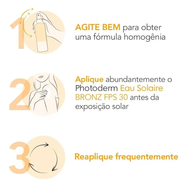 Bioderma Photoderm Bronz Sun Protective Water 200 ml 30 Faktör Bronzlaştırıcı Güneş Suyu - Görsel 5